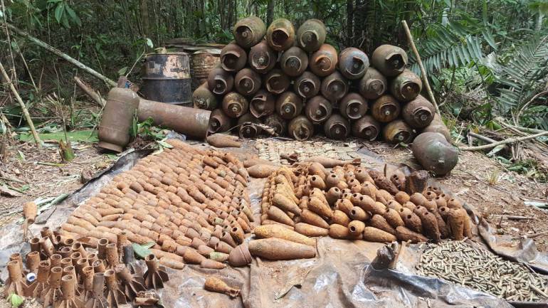 Fábrica de armas de desidentes de las Farc: Ejército encontró la fábrica de armas de disidentes de las Farc