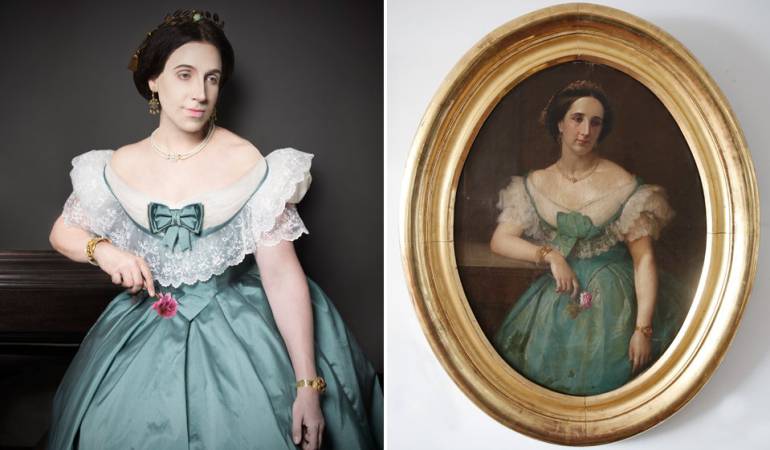 Artista que se disfraza de retratos: Las sorprendentes fotos del artista peruano que se disfraza de sus antepasados