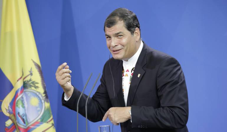 Rafael Correa, presidente de Ecuador