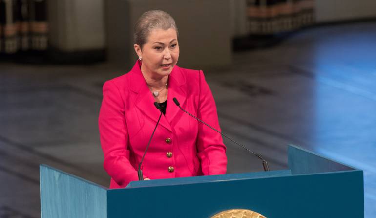 Kaci Kullmann Five, la fallecida presidenta del Comité Nobel de Paz