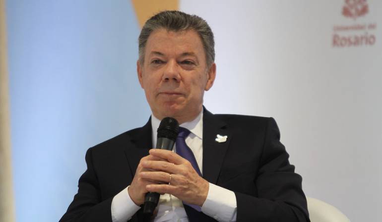 Juan Manuel Santos, presidente de Colombia