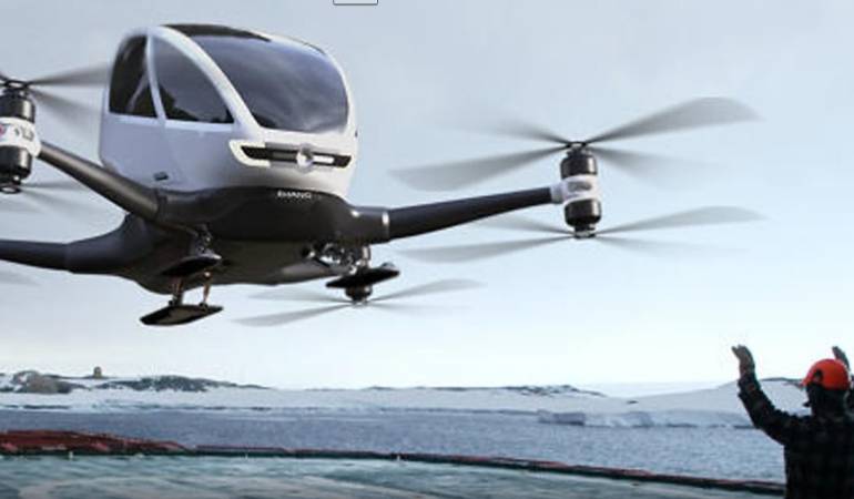 eHang, el primeros drones de pasajeros del mundo: Conozca cómo serán los primeros drones de pasajeros del mundo