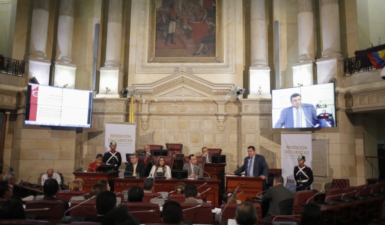 Salón Boyacá del Congreso de la República.
