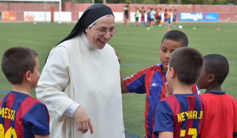 Sor Lucía es habitual de los platós de televisión en España.