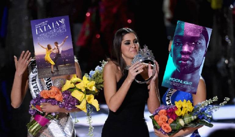 Dan por error el Óscar a Mejor Película a La La Land.