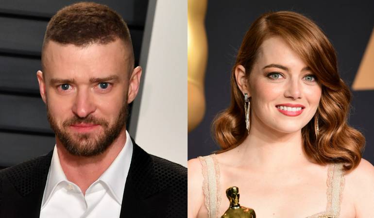 Justin Timberlake y Emma Stone en los Premios Óscar