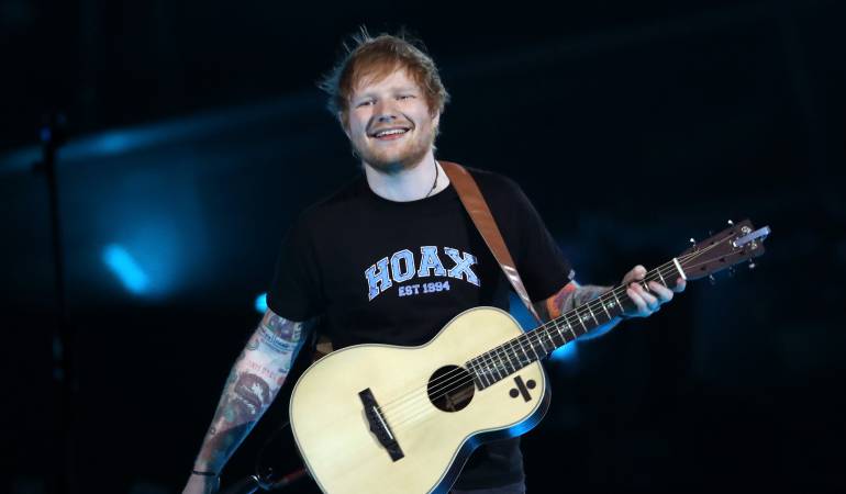 El cantante británico Ed Sheeran.