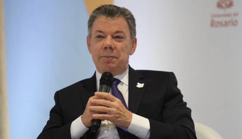 Juan Manuel Santos, presidente de la República