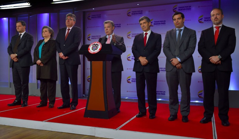 El presidente Juan Manuel Santos dio a conocer las nuevas decisiones que tomó con el gabinete del posconflicto, entre las que figura la adición presupuestal que se hará en dos semanas.