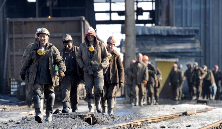 Mineros de Ucrania