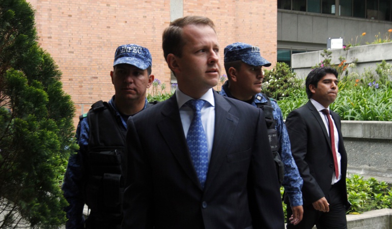 Exministro de Agricultura Andrés Felipe Arias, condenado por su participación en las irregularidades del programa Agro Ingreso Seguro.