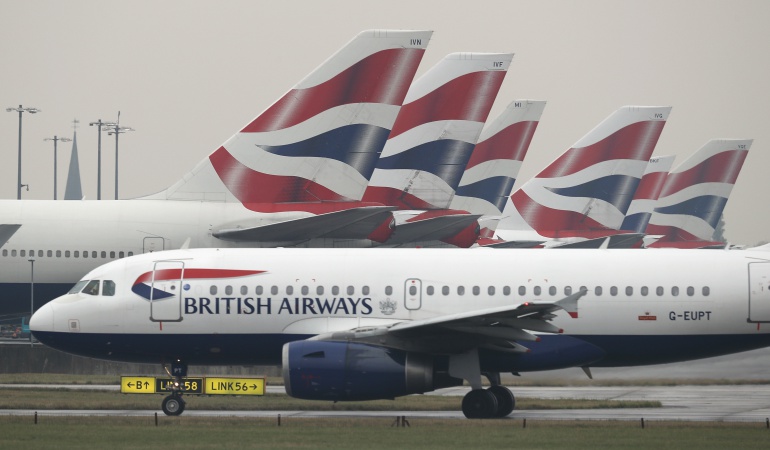 Un vuelo de la compañia British Airways.