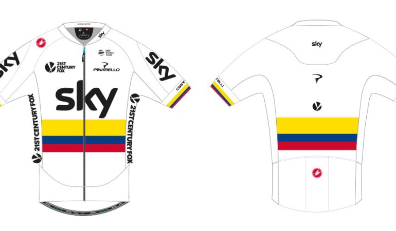 Sky Sergio Luis Henao uniforme: Sky presenta el nuevo uniforme de Sergio Luis Henao para la presente temporada