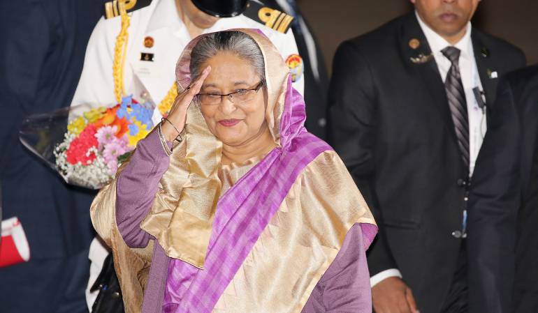 Sheikh Hasina, primera ministra de Bangladesh