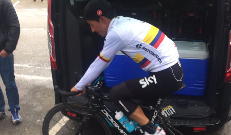 Sergio Luis Henao París Niza: Sergio Luis Henao, mejor colombiano en la primera etapa de la París-Niza