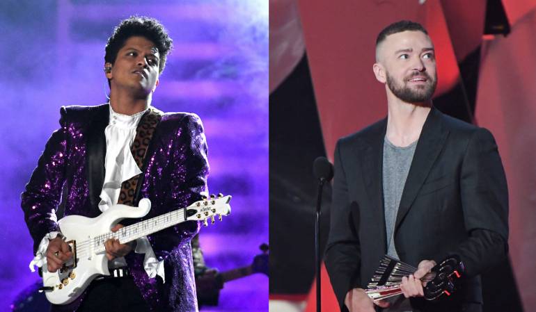 Premios iHeartRadio: Bruno Mars y Justin Timberlake brillan en los Premios iHeartRadio