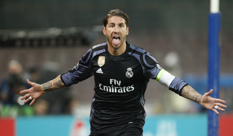 Real Madrid Napoli: Ramos guía la clasificación del Real Madrid