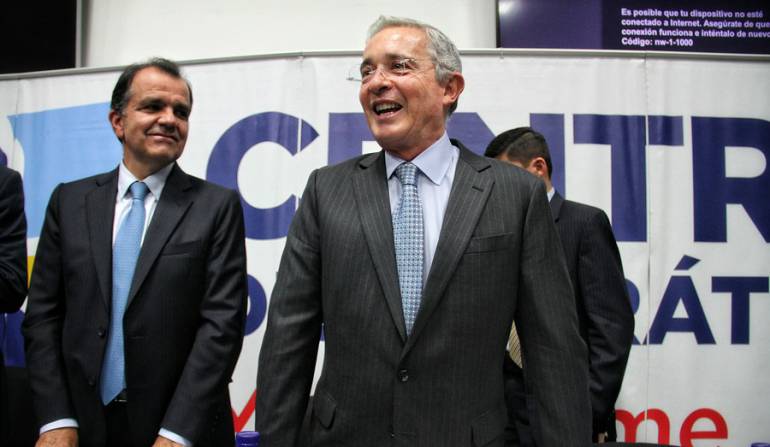 Óscar Iván Zuluaga y Álvaro Uribe Vélez
