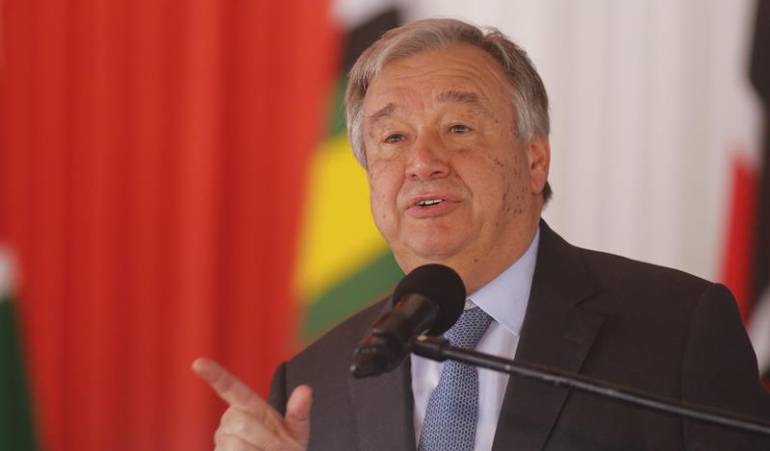 António Guterres, secretario general de Naciones Unidas