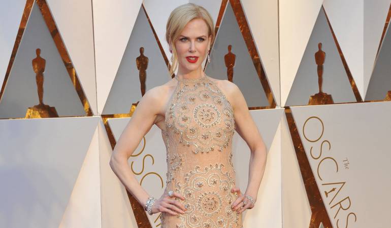Nicole Kidman en la alfombra roja de los Óscar 2017