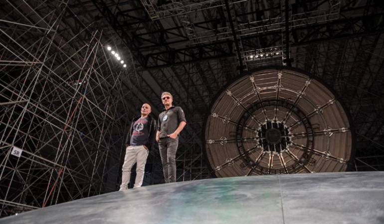 Zeta Bosio y Charly Alberti integraban Soda Stereo al lado de Gustavo Cerati. Ambos participaron en el proceso creativo del espectáculo.