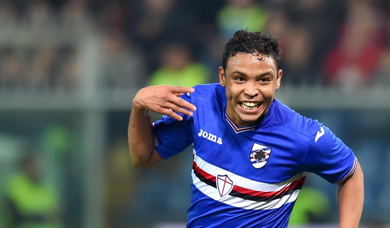 Luis Fernando Muriel: Muriel anota para el triunfo de la Sampdoria ante Genoa