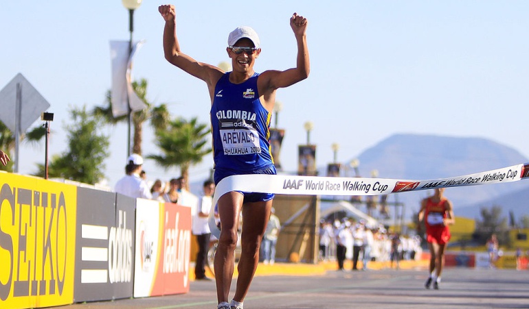 Eider Arévalo Ciudad Juárez caminata: Eider Arévalo gana segunda parada del circuito mundial de marcha