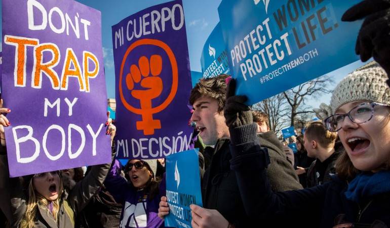 Cualquier eyaculación sin el propósito de procrear sería considerada como "un acto en contra de un niño sin nacer.