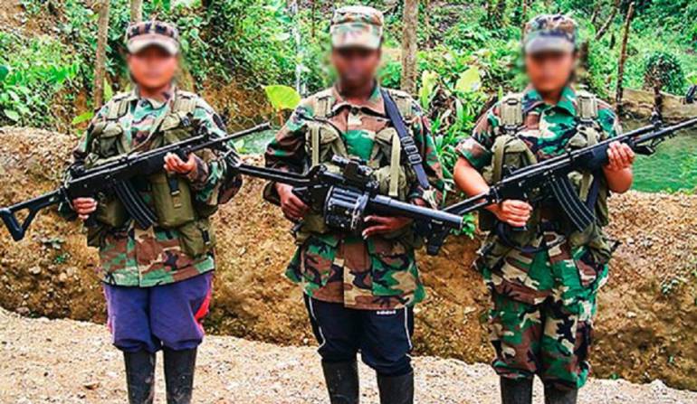 Menores en las Farc