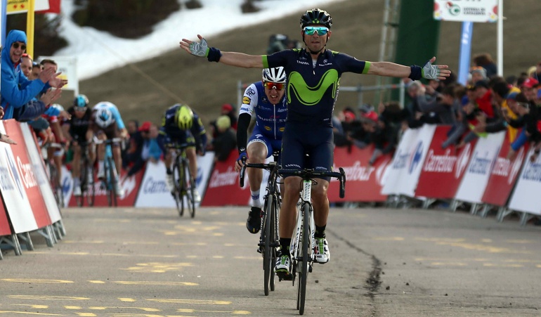 Vuelta a Cataluña: Alejandro Valverde, ganador de la tercera etapa en la Vuelta a Cataluña