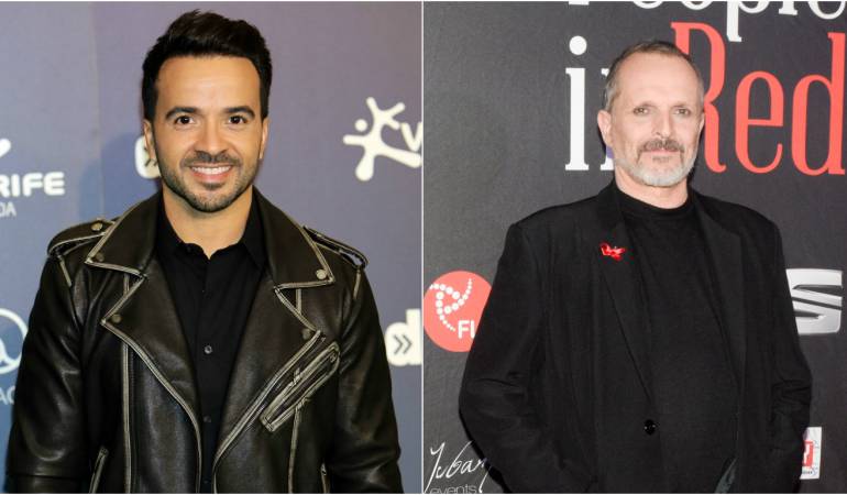 Luis Fonsi y Miguel Bosé.