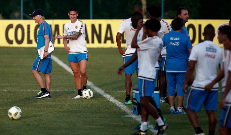 Selección colombia eliminatorias Rusia 2018: La Selección entrenó en Bogotá pensando en Ecuador