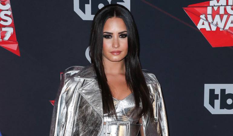 Demi Lovato, cantante y actriz estadounidense.