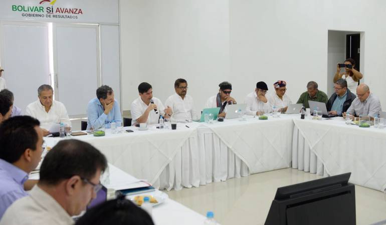 Reunión Gobierno y Farc: Gobierno y Farc evaluaron en Cartagena avances del desarme