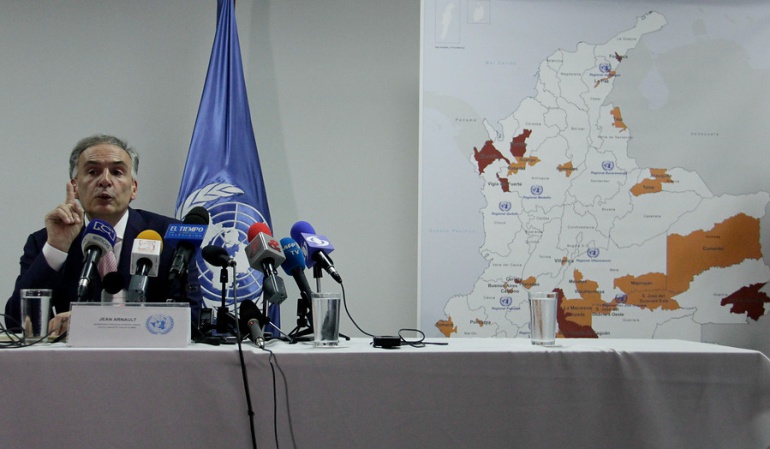 Jean Arnault, jefe de misión de la ONU en Colombia