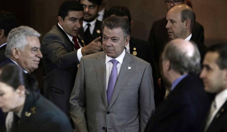 Cumbre de Tuxtla, Juan Manuel Santos