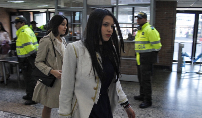 Audiencia final del caso de la muerte de Luis Andrés Colmenares. En la foto de izquierda a derecha: Jessy Quintero y Laura Moreno.