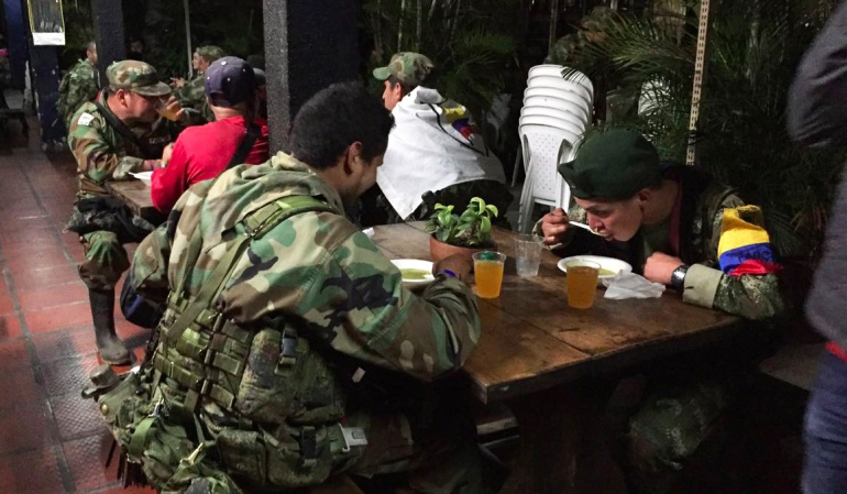 Desplazamiento de las tropas de las Farc hacia las zonas veredales.