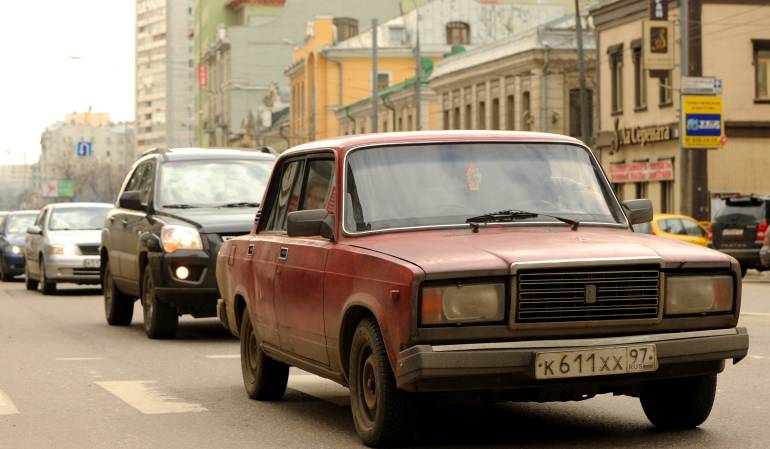 Auto Lada Riva.