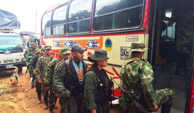Farc en las zonas veredales