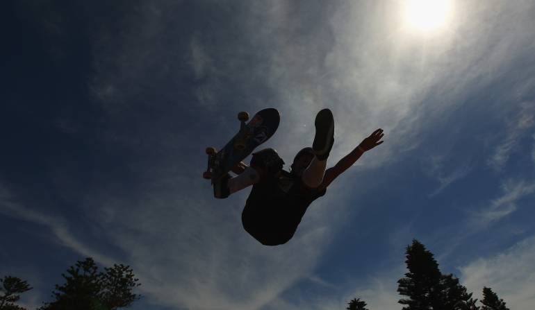 Skateboarding