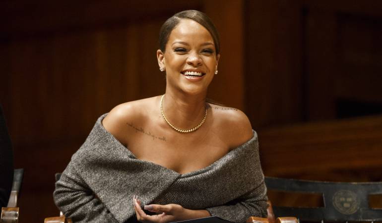 La cantante Rihanna.