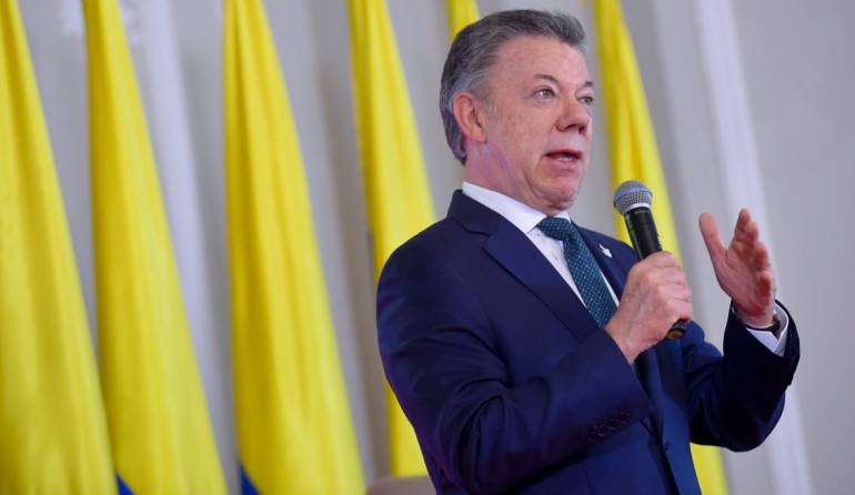 Presidente de Colombia, Juan Manuel Santos.