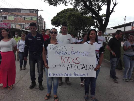 Mocoa: Comerciantes damnificados en Mocoa marcharon por la difícil situación económica del municipio Mocoa: Comerciantes damnificados en Mocoa marcharon por la difícil situación económica del municipio