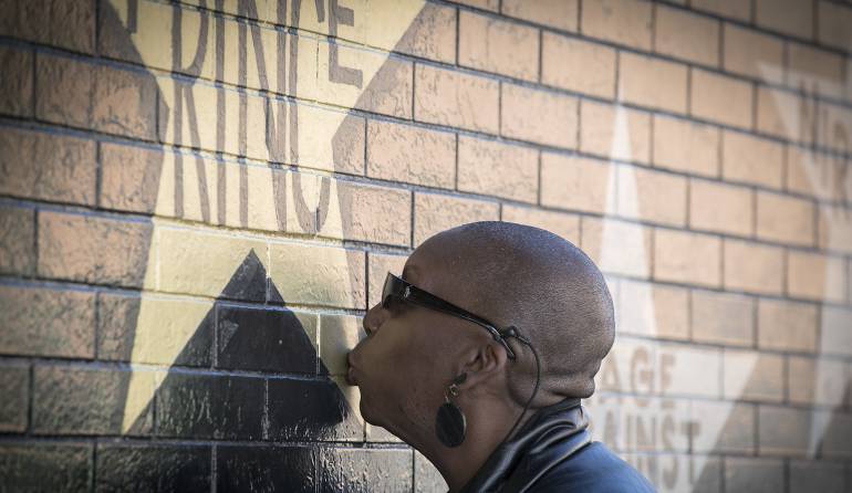 Estrella de Prince en el exterior del club First Avenue