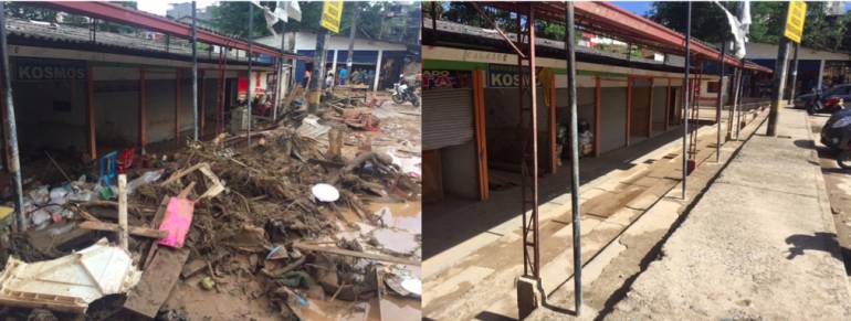 Avances hacia la normalidad en Mocoa: Volvió la Plaza de Mercado a Mocoa