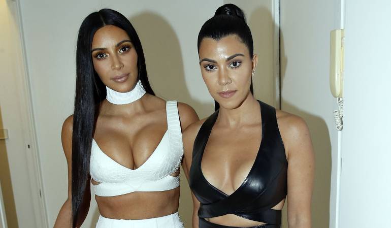 Kim y Kourtney Kardashian.