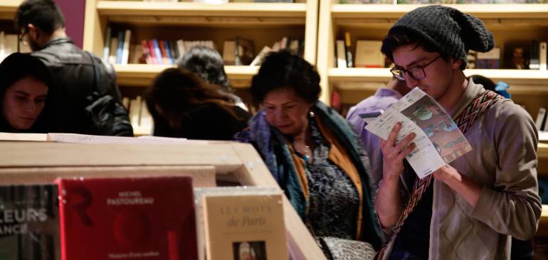 Encuentros de literatura en el pabellón de Francia hacen parte de la oferta.