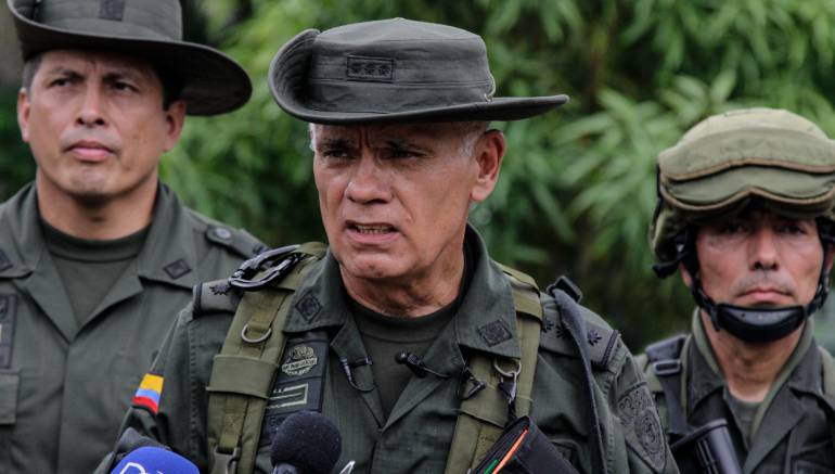 General José Ángel Mendoza, director de la Policía Antinarcóticos.
