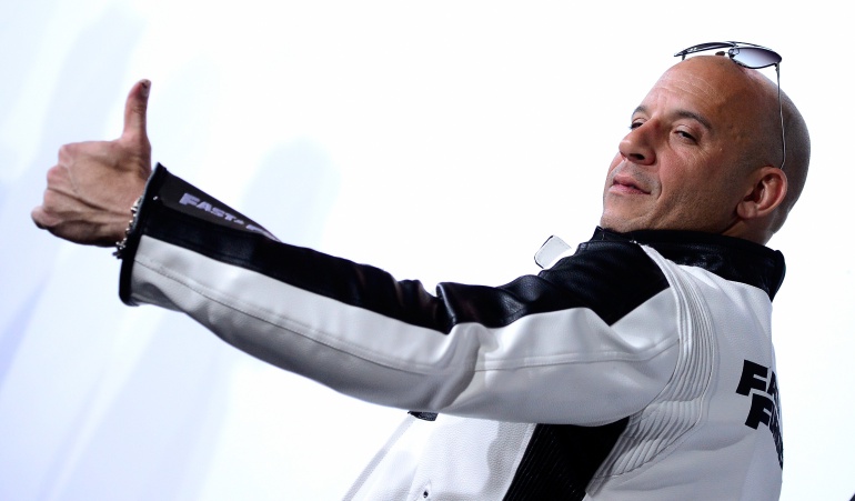 El actor Vin Diesel continúa cosechando éxitos alrededor del mundo.
